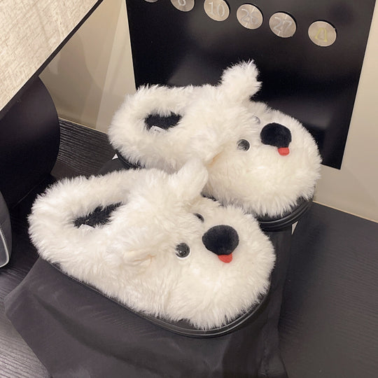 Damen Flauschige Hausschuhe mit süßem Tiermotiv EB