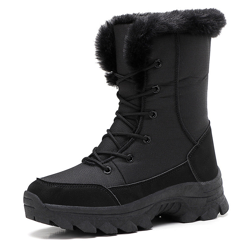 Damen Winterstiefel mit isolierendem Innenfutter und rutschfester Profilsohle EB