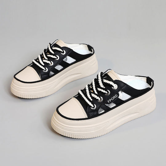 Damen Slip-On Sneakers mit atmungsaktivem Mesh und rutschfester Sohle EB