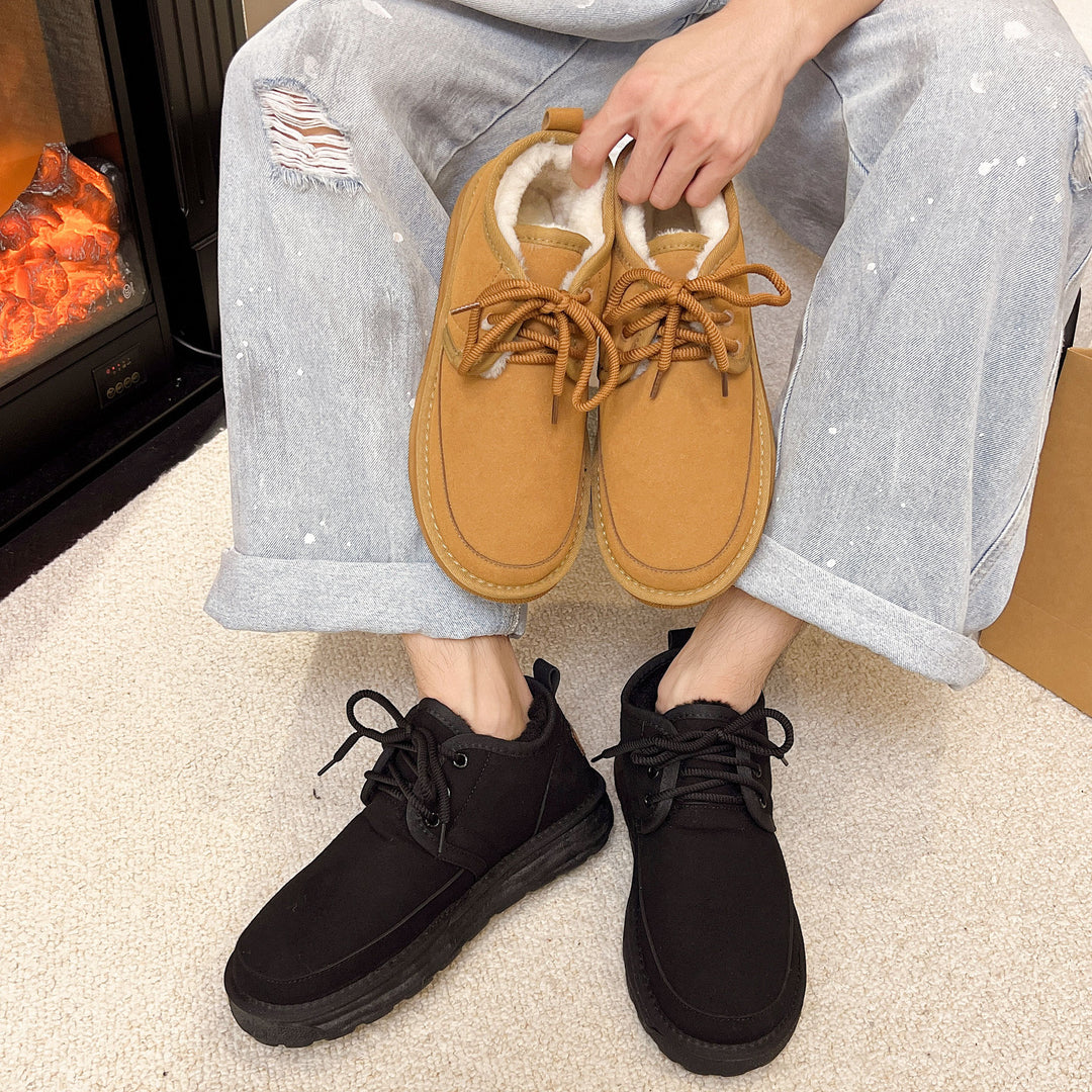 Damen bequeme und stylische Sneakers aus hochwertigem Veloursleder EB
