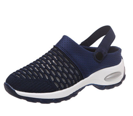 Damen Atmungsaktive Clogs mit elastischem Komfort und rutschfester Sohle EB