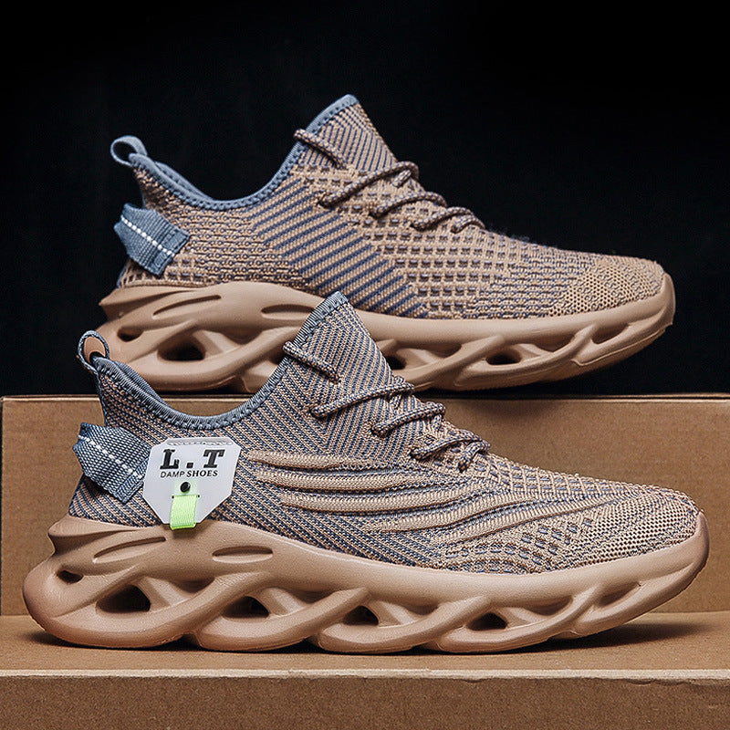 Damen Leichte Mesh-Laufschuhe mit atmungsaktivem Design und dämpfender Sohle EB