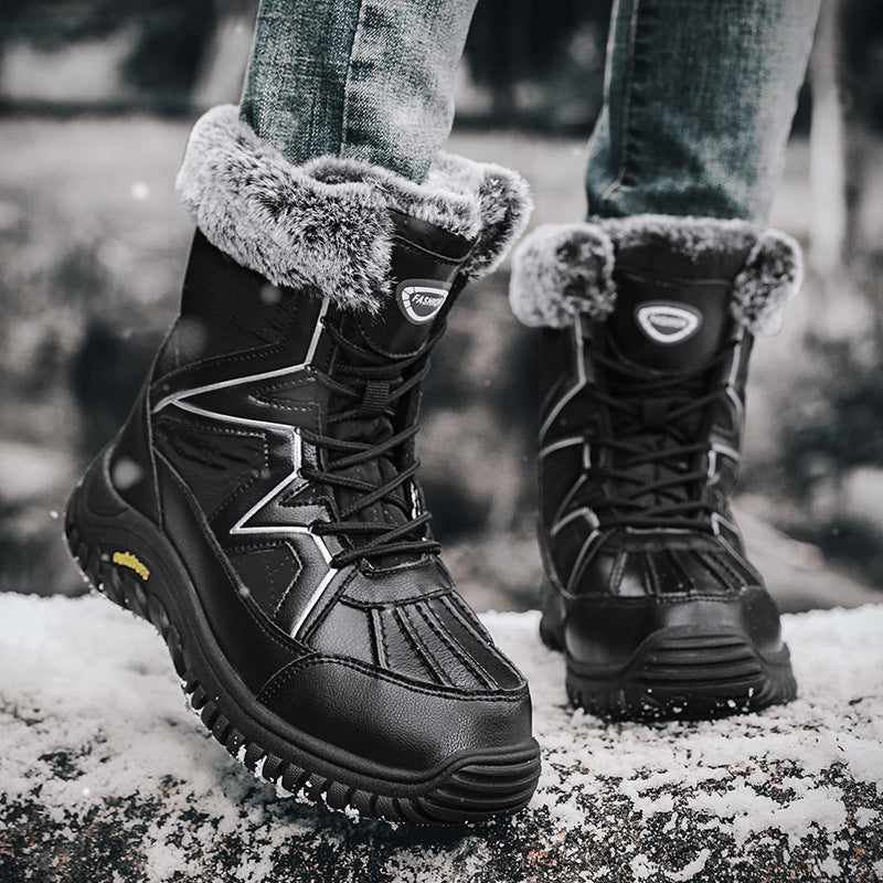 Damen Winter Stiefel mit isolierendem Futter und rutschfester Sohle EB