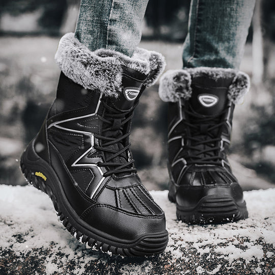 Damen Winter Stiefel mit isolierendem Futter und rutschfester Sohle EB