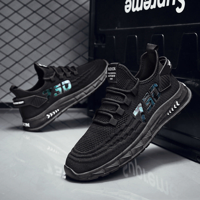 Damen Sportliche Laufsneaker mit atmungsaktiver Mesh-Oberfläche und rutschfester Sohle EB