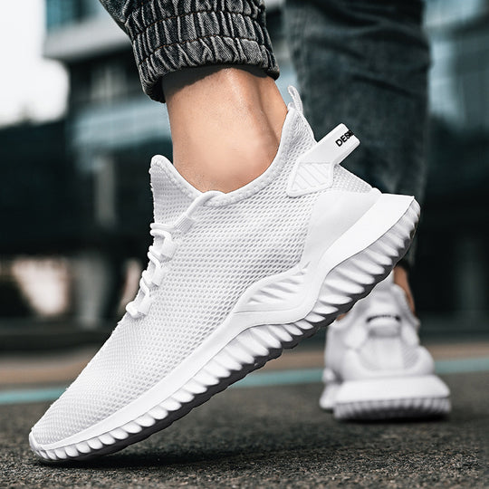 Damen Sneakers mit atmungsaktivem Mesh-Obermaterial und rutschfester Sohle EB