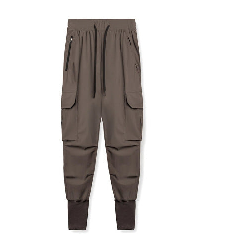 Damen Cargo-Hose mit praktischen Reißverschlusstaschen und elastischem Bund EB
