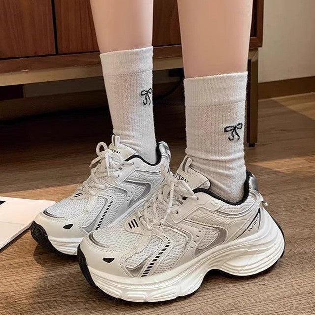 Damen Leichte Laufschuhe mit atmungsaktiver Mesh-Oberfläche und dämpfender Sohle EB