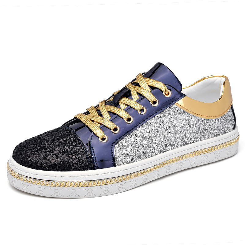 Damen Glitzernde Sneakers mit hochwertiger Sohle von EB