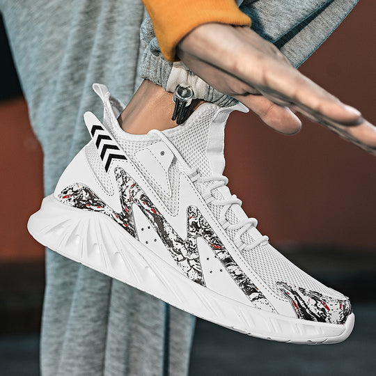Damen Komfortable und stylische Laufschuhe mit elastischem Strick-Obermaterial EB