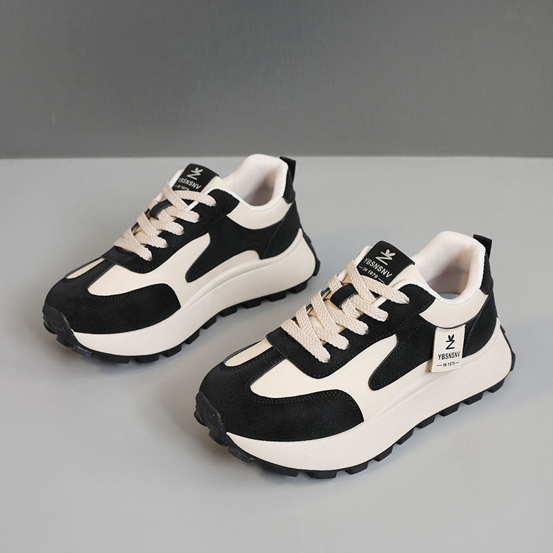 Damen Sportliche Chunky Sneakers mit dämpfender Laufsohle und strapazierfähigem Obermaterial EB