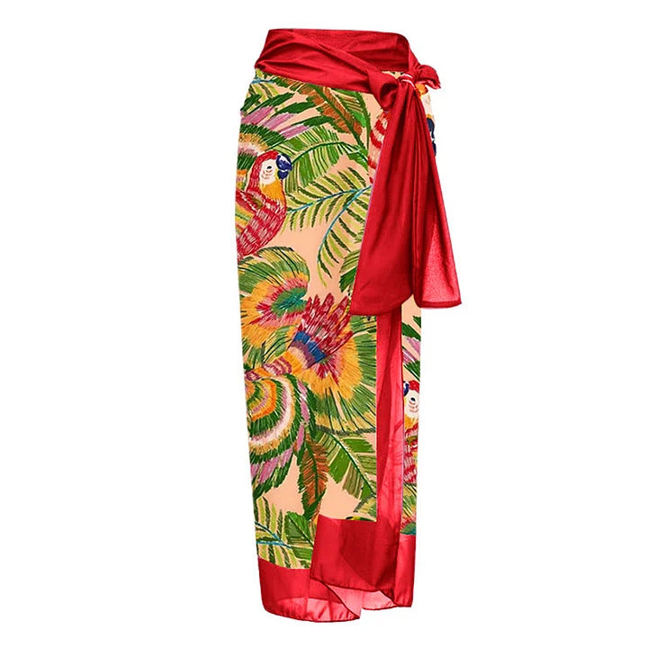 Damen Eleganter Einteiler mit kunstvoller Blumendekoration EB
