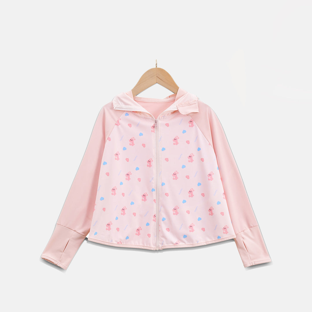 Kinder UV-Schutzjacke mit Kapuze und atmungsaktivem Material EB