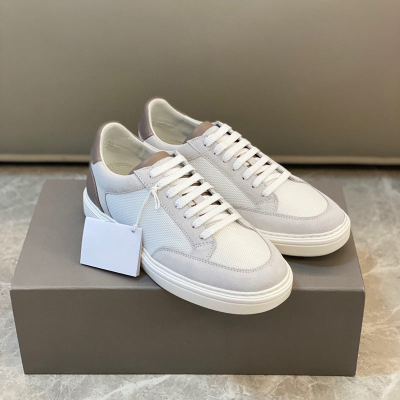 Damen komfortable Sneaker mit atmungsaktiver Netzstruktur und eleganten Akzenten EB