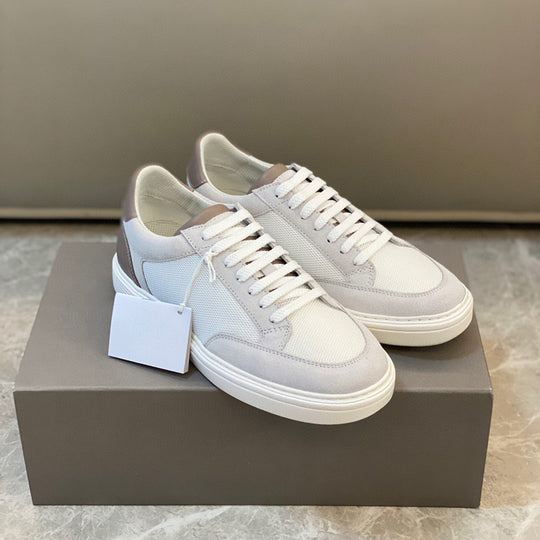 Damen komfortable Sneaker mit atmungsaktiver Netzstruktur und eleganten Akzenten EB