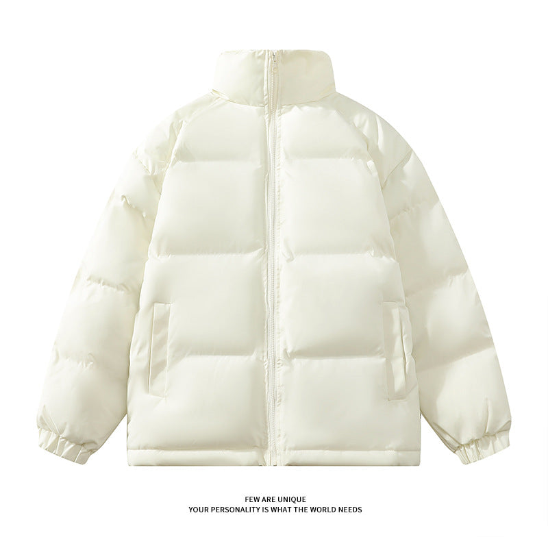 Herren warm gefütterte Winterjacke mit hohem Kragen und praktischem Reißverschluss EB