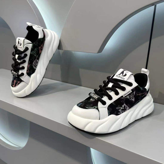 Damen Sneakers mit trendiger Profilsohle und sportlichem Design EB