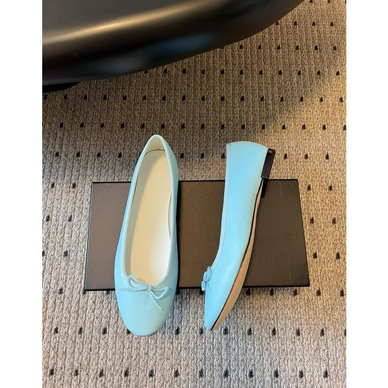 Damen Ballerinas mit raffiniertem Schleifen-Detail und komfortablem Fußbett EB