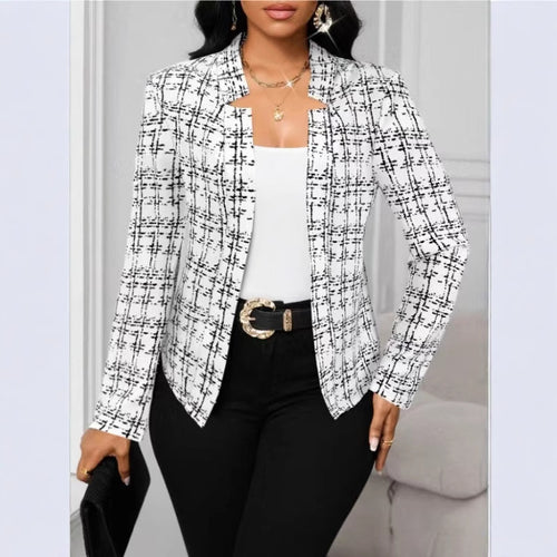 Damen raffinierte Business-Blazerjacke EB