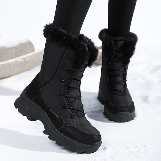 Damen Winterstiefel mit isolierendem Innenfutter und rutschfester Profilsohle EB