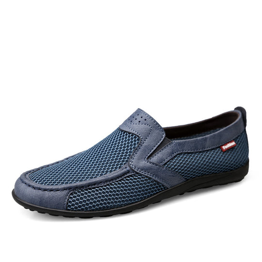 Damen atmungsaktive Slip-On Freizeitschuhe mit rutschfester Sohle EB