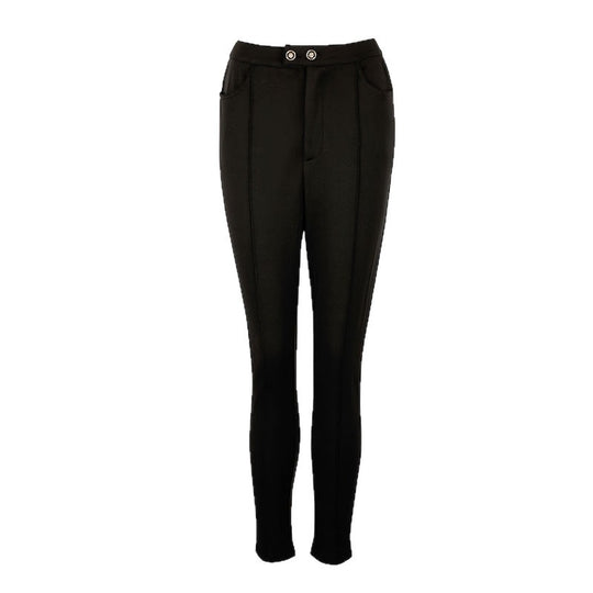 Damen elegante Hosen mit hohem Bund EB