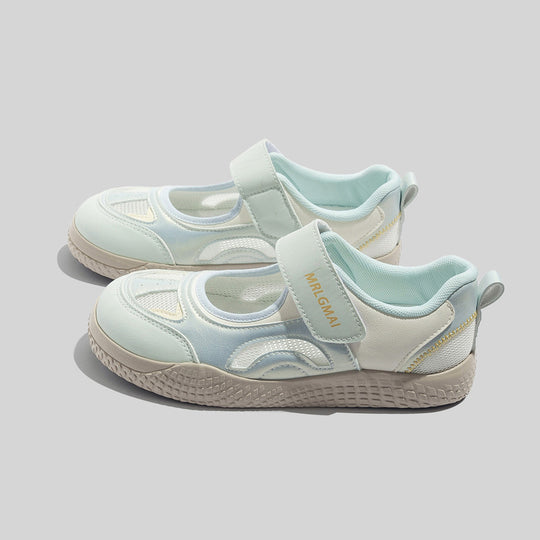 Damen Freizeitschuhe mit praktischem Klettverschluss und atmungsaktiver Mesh-Oberfläche EB