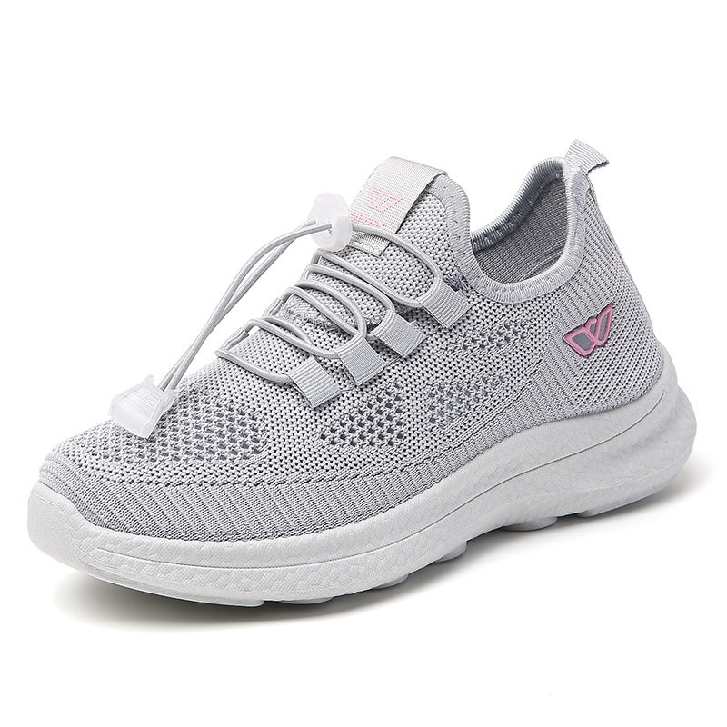 Damen Atmungsaktive Schnür-Sneaker mit flexibler Sohle EB