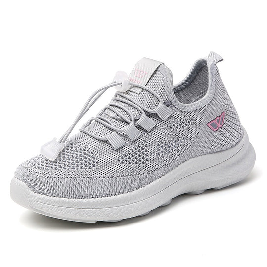 Damen Atmungsaktive Schnür-Sneaker mit flexibler Sohle EB