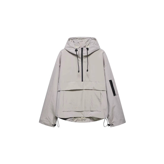 Damen leichte Anorakjacke mit praktischen Taschen EB