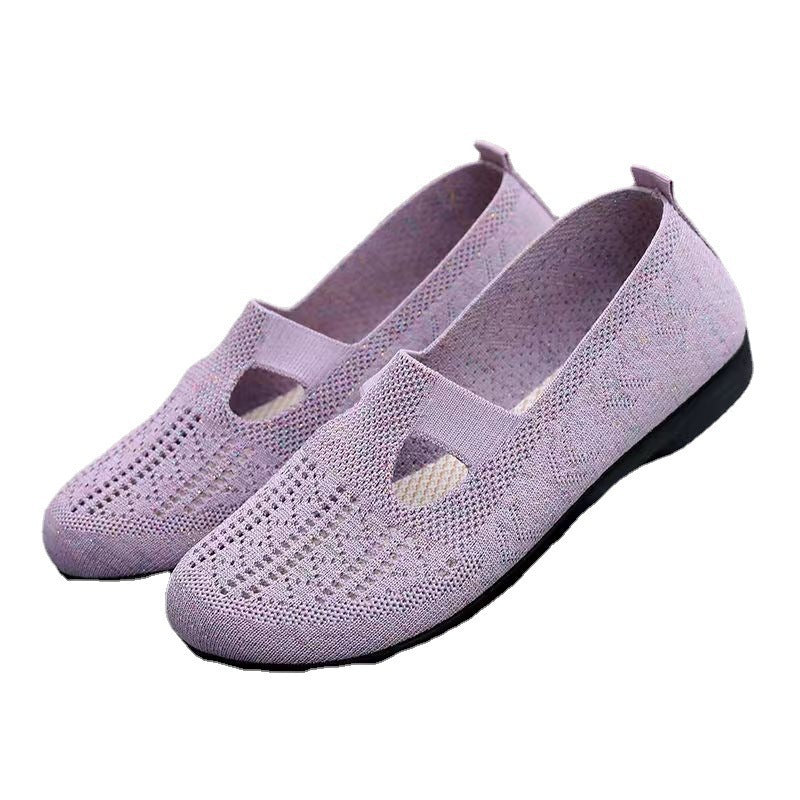 Damen Bequeme Freizeitschuhe mit atmungsaktiver Obermaterialstruktur EB