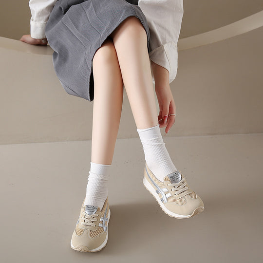 Damen Sportliche Sneakers mit luftdurchlässiger Mesh-Oberfläche und flexibler Dämpfung EB