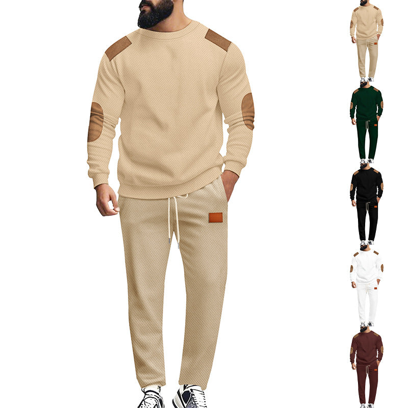 Herren modisches Sportanzug Set mit elastischem Bund und praktischen Taschen EB