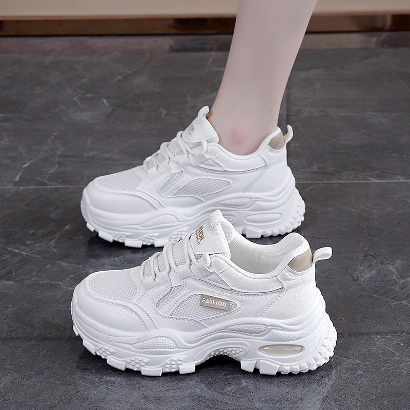 Damen Sportliche Sneakers mit ergonomischem Dämpfungssystem und luftdurchlässiger Mesh-Oberfläche EB