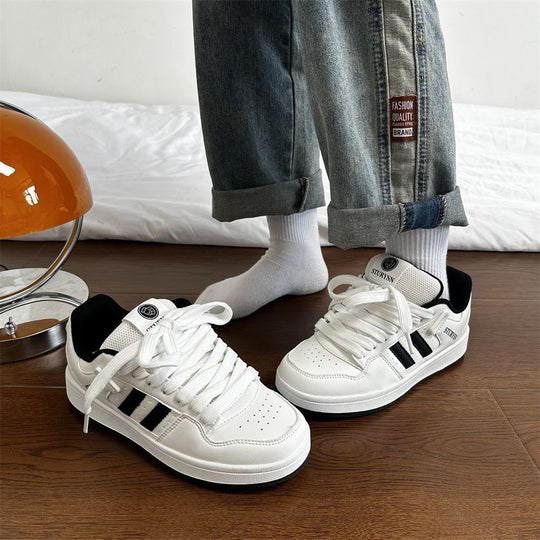 Damen modische Sneakers mit atmungsaktiven Mesh-Einsätzen und rutschfester Sohle EB