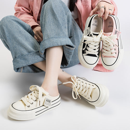 Damen Plateau Sneakers mit modischem Schnürdetails und hohem Komfort EB