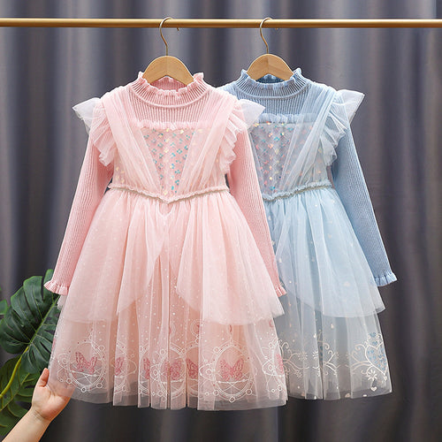 Mädchen Festliches Kleid im Prinzessinnen-Stil EB