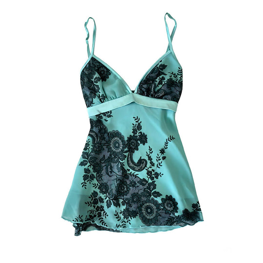 Damen zartes Spitzen-Lingerie-Set EB