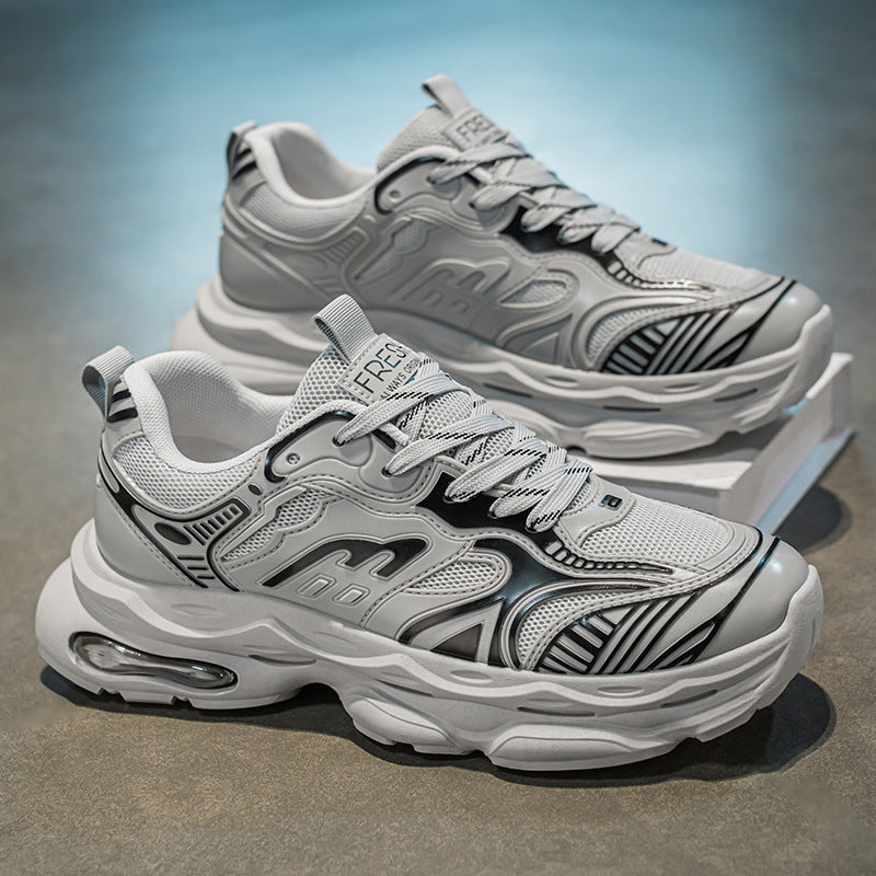 Damen Sportliche Sneakers mit atmungsaktivem Mesh-Obermaterial und dämpfendem Sohlenprofil EB