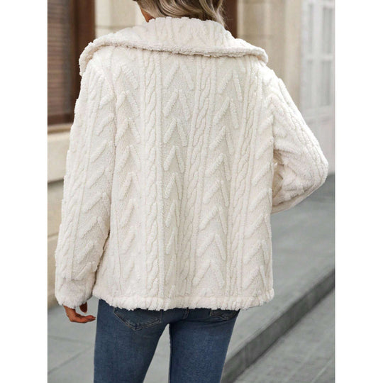Damen kuschelige Fleecejacke EB