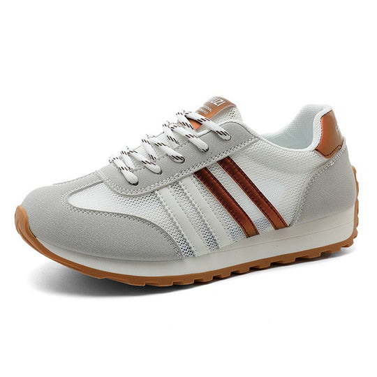 Damen Sportliche Sneakers mit atmungsaktiver Mesh-Oberfläche und rutschfester Laufsohle EB