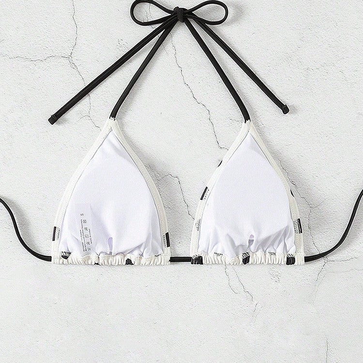 Damen Triangel-Bikini mit aufregendem Punkte-Design EB