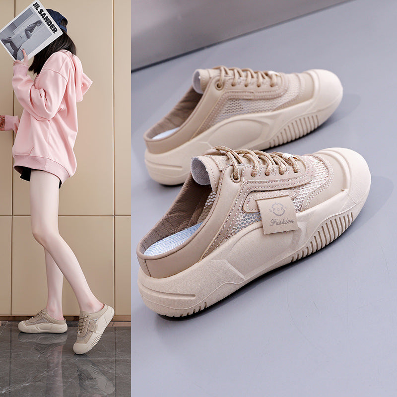 Damen atmungsaktive Freizeitsneaker mit flexiblem Mesh-Obermaterial EB