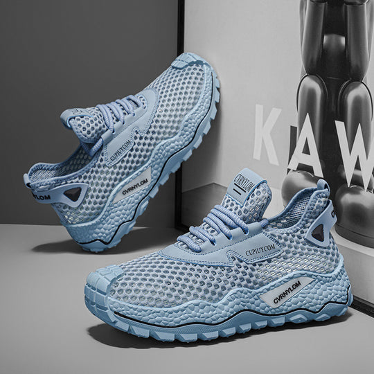 Damen Atmungsaktive Lauf-Sneaker mit rutschfester Sohle und flexibler Dämpfung EB