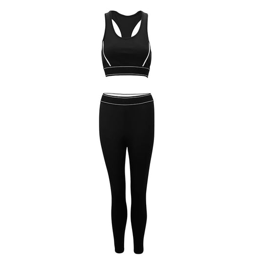 Damen Sportliches Zwei-Teiliges Set mit ergonomischem Design und atmungsaktiven Materialien EB