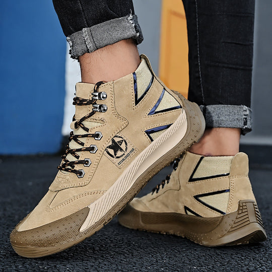 Damen Sportliche Schnürstiefel mit atmungsaktiver Konstruktion EB