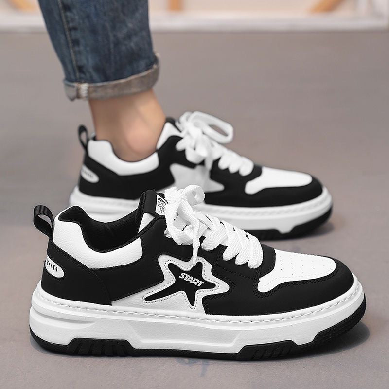 Damen Sportliche Sneakers mit verstärkter Sohle und atmungsaktiver Obermaterialstruktur EB