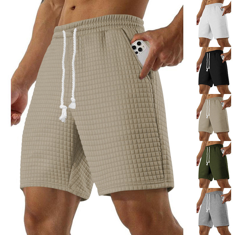 Herren Sportliche Freizeit-Shorts aus atmungsaktivem Material mit praktischen Seitentaschen EB
