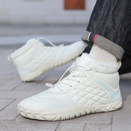 Damen Warme Outdoor-Stiefel mit rutschfester Sohle und praktischem Schnellschnürsystem EB