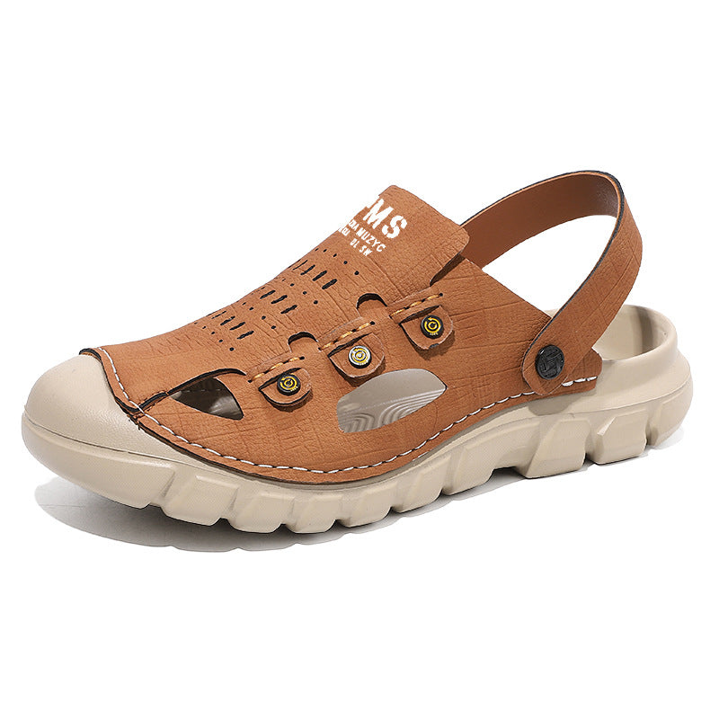 Herren Atmungsaktive Outdoor-Sandalen mit flexiblem Fußbett und rutschfester Sohle EB
